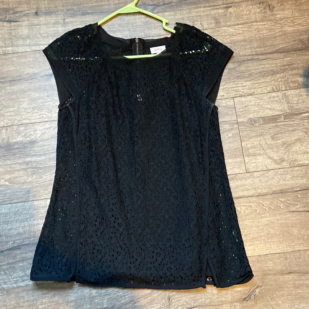 Black layered blouse